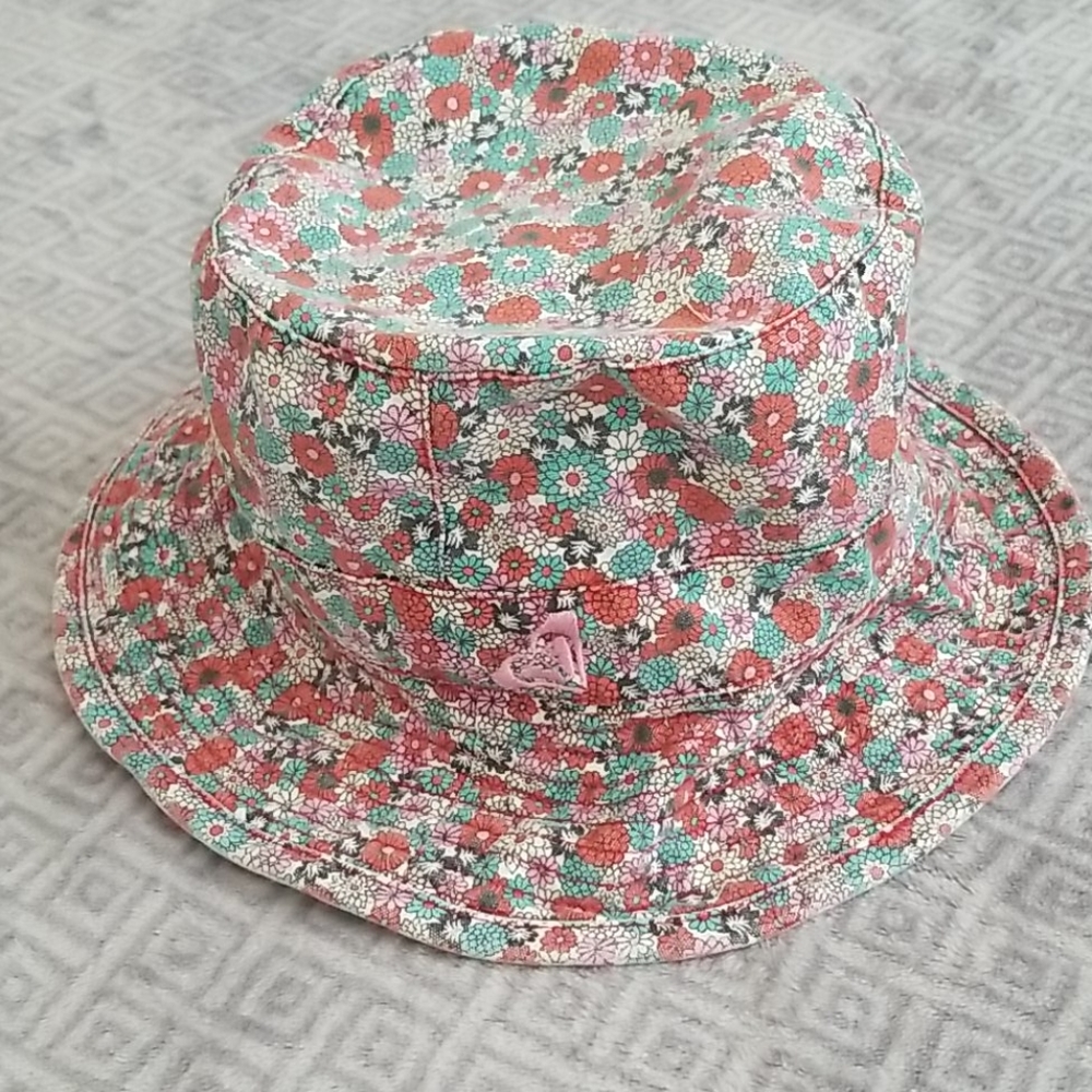 Reversible Floral Roxy Bucket Hat
